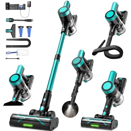 OUYFHK H28Q Cordless Stick Vacuum 58KPa 55-Min Runtime