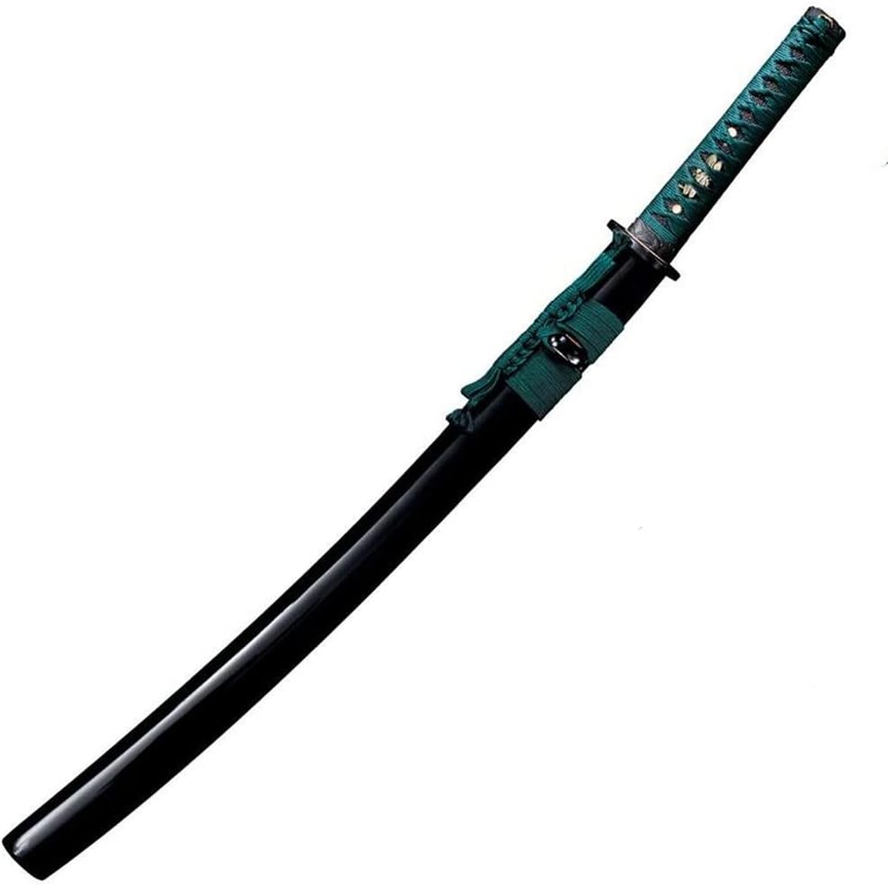 Cold Steel Japanese Samurai Dragonfly 1060 Carbon Steel Ray Skin Wakazashi Sword, 11 1/2" Katana Handle : Sports & Outdoors
