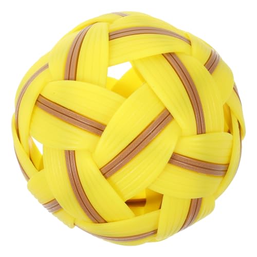 Plastic Woven Football Versatile Plastic Ball Plaything for All Ages for Indoor Outdoor Fun Design with Convenient Net Bag Included