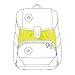 Produktbild Step by Step Neon Pull-Over für 2in1 Plus Schulranzen, gelb, Reflektorüberzug mit Leuchteffekt für mehr Sichtbarkeit, einfache Anbringung