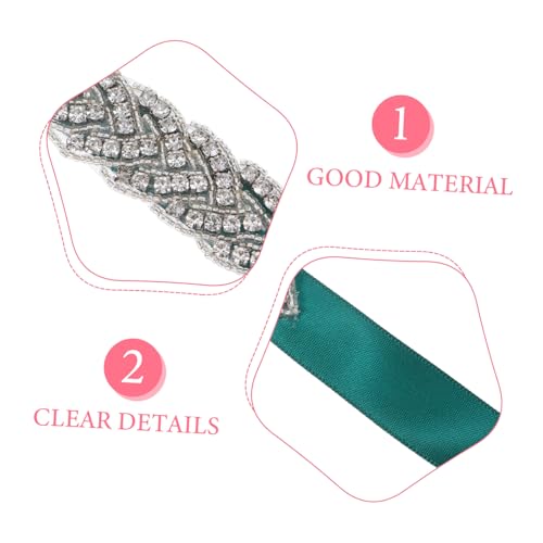 Didiseaon Bridal Rhinestone Waist Belt for Women Adjustable Wedding Dress Sash with Elegant Rhinestone Design for Brides and Bridesmaids Versatile Evening Gown Accessory Comfortable Fit for3