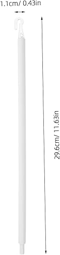 Miniatura 2 de IMIKEYA Varita vertical de 35 pulgadas, pieza de repuesto para persianas verticales, abridor de persianas de plástico, barra de inclinación larga