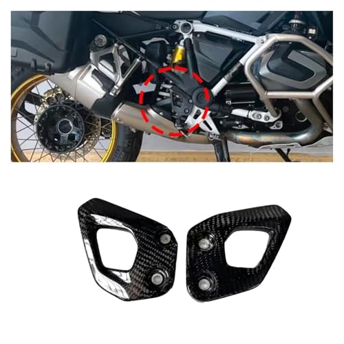 Plaques de talon moto carbone, l'accessoire idéal pour l'aventure en BMW GS - 2
