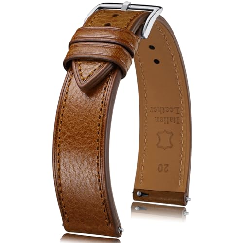 Getalia Italian leather Watch Band Tuscany Natural Vegetable-Tanned Full Grain
