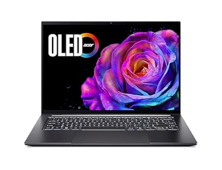 acer Swift X 14 AI OLED (SFX14-61G-R4HP) KI Laptop, Copilot+ PC, 14″ WQ2.8K OLED 120Hz Touch-Display, AMD Ryzen AI 9 365, 32GB RAM, 1TB SSD, NVIDIA GeForce RTX 5070, Windows 11, QWERTZ Layout