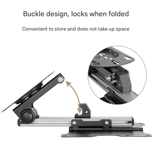 Support TV pliable et rotatif pour optimiser l'espace des petits écrans - 4