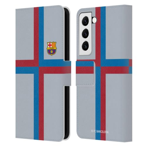 Carcasa Samsung Galaxy S22 5G FC Barcelona funda de cuero libro protectora cartera para móvil