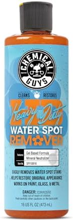 Chemical Guys Heavy Duty Water Spot Remover - Stain Removing Gel for Paint, Glass & Metal - Safe for Cars, Trucks, Motorcycles & More, 16 fl oz