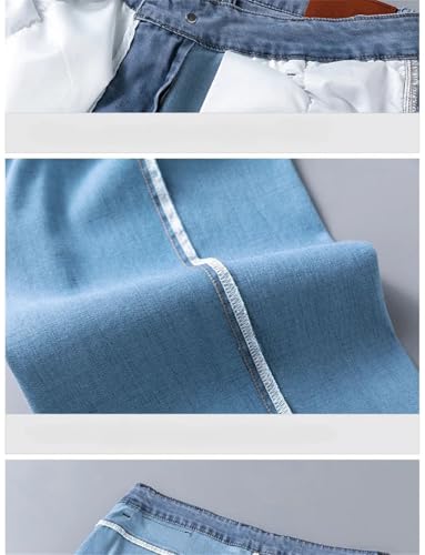 Men's Business Jeans Thin Casual Straight Loose Pants Comfortable Denim Trousers2