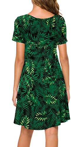 Image of POPYOUNG Women's Dress Fall Outfits Casual Midi Sundress