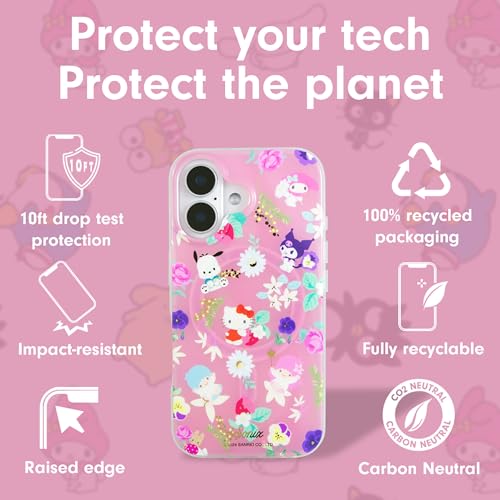 Sonix x Sanrio Case for iPhone 16 | Compatible with MagSafe | 10ft Drop Tested | Hello Kitty and Friends Floral by Sonix - Used condition - Image 4