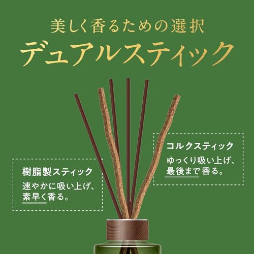 スッキーリ!Sukki-ri! コルク+スティック ピュリチャー 「大樹の下で」 リードディフューザー ハーバルウッディ調の香り 詰替 100ml [5]