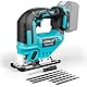 LIVOWALNY Akku Stichsäge kompatibel mit Makita 18V Akku, Pendelhub-Stichsäge mit 6 Sägeblättern, 45° Gehrungsschnitte, variable Geschwindigkeit – für Holz, Metall & Kunststoff (ohne Akku)