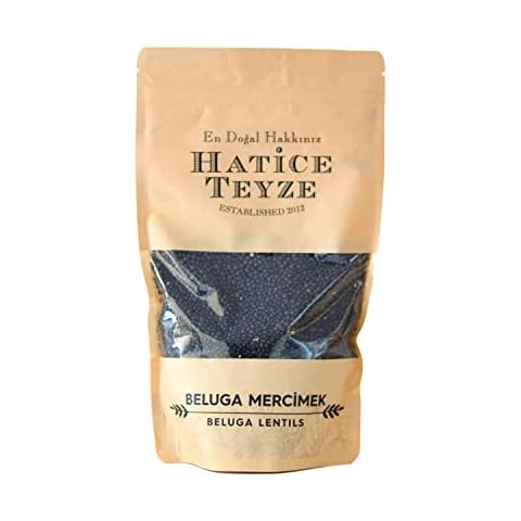 Hatice Teyze Natural Beluga Lentils (Beluga Mercimek) 500 Gr Cover