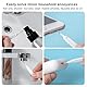 OUDQFCJ USB C Handy Reinigungsset 10 teiliges Telefon Port Reinigungsbürsten Set Metall Anti Staub Stecker Telefon Lautsprecher Reinigungsbürsten Telefonhörer Reinigungsbürste