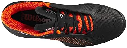 Wilson(ウイルソン) Men's Tennis Shoe, Black/Phantom/Shocking Orange, 27.0 cm | Image 2