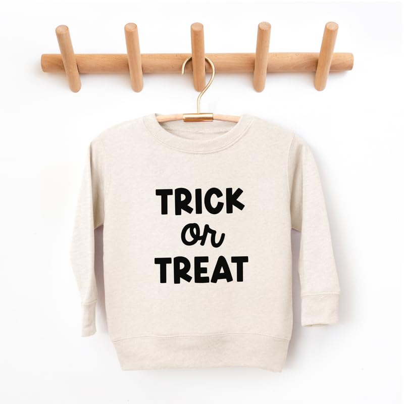 Bump and Beyond Designs Trick or Treat Boys and Girls Halloween Sweatshirt for Toddlers and Kids4