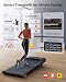 ACEZOE Walking Pad Treadmill with 10% Incline, Under Desk Treadmill, Compact Portable Treadmills for Home Office, 285lbs Capacity, APP/Remote Control, Exercise Anytime, Low-Noise