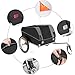 Bike Cargo Trailer with Removable Cover, Bicycle Wagon Trailer with 16