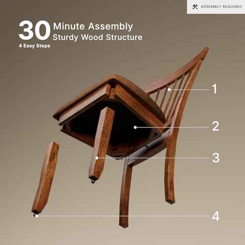 Signature Design by Ashley Berringer Wood Dining Chairs Set of 2, Brown - image 4