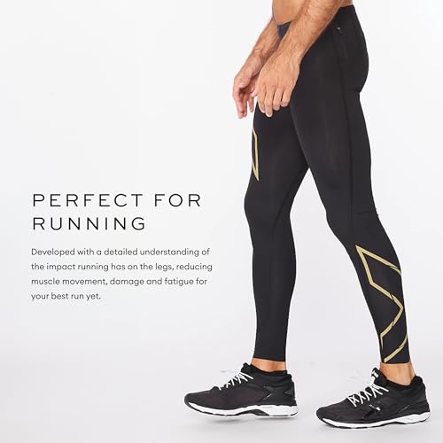 2XU Men's Light Speed Compression Tights - Lightweight & Flexible Support for Improved Running Performance2