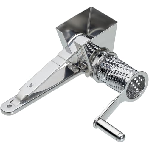 Foto von WMF Gourmet Parmesanreibe Kurbel 18 cm, Parmesanmühle, Käsereibe mit Kurbel, Edelstahl, spülmaschinengeeignet