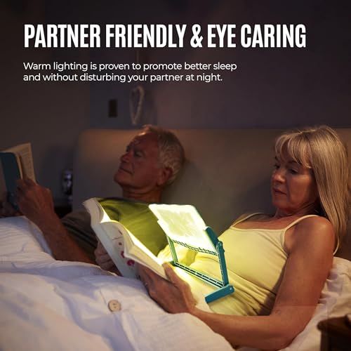 MagniPros 5X Large LED Hands-Free Full Page Magnifying Glass with Detachable Stand & 3 Color Light Modes to Reduce Eye Strain, Ideal for Reading Small Prints, Crafting, Low Vision & Seniors