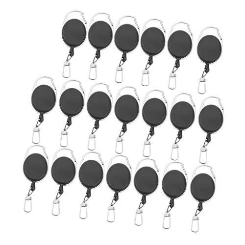 Preisvergleich Produktbild Baoblaze 20 pcs Einziehbar und Multifunktionell Schlüsselanhänger Schlüsselbund