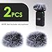 Furry Pop Filter Compatible with DJI MIC Wireless Lavalier Microphone, Windscreen Wind Muff Cover Reduce Wind Noise and Plosive Sounds by YOUSHARES (2 Pack)