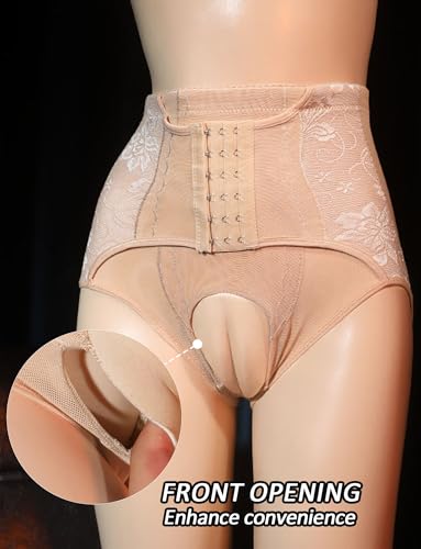 AIEOE Gaff Unterwäsche Transgender Bauchweg Höschen Silhouette Crossdresser Tucking Underwear Beige Label Größe 3XL/ EU L