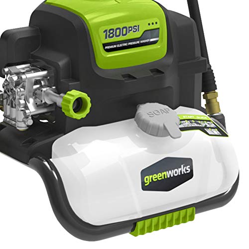 Greenworks GPW1800 Electric Pressure Washer 1800 PSI 13 Amp 1.1 GPM