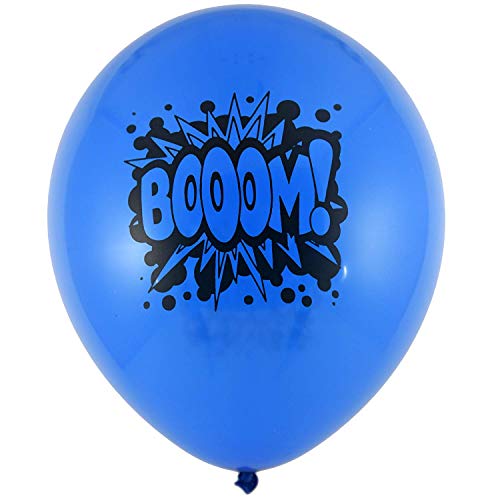 Mc Ttl 24Pcs Super Hero 12" Latex Balloons 12 Different Patterns For Kids Birthday Party Favor Supplies Decorations #TOP1