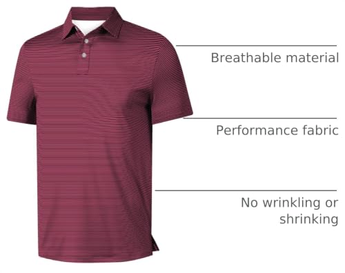 Camisetas polo para hombre de golf, manga corta, diseño divertido, secado rápido y ligero miniatura 4