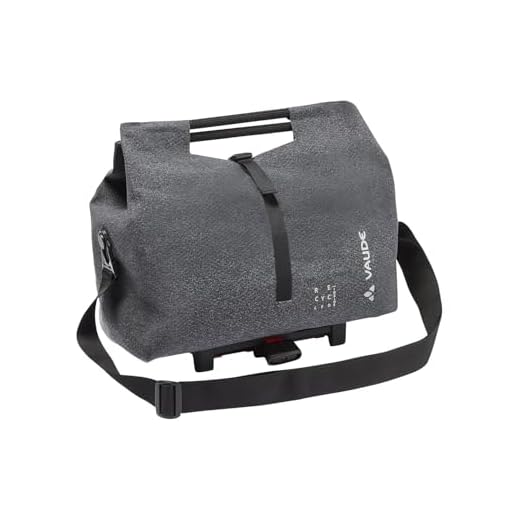 VAUDE Gepäckträgertaschen Recycle Shopper (Uniklip) Black -