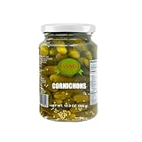 Sanniti Cornichons | Imported from Spain | Perfect for Charcuterie Boards, in a Salad, or as a Snack | Packed...