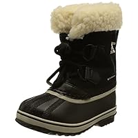Sorel Unisex Kids Yoot Pac Nylon Snow Boots, Black (Black), 7 UK