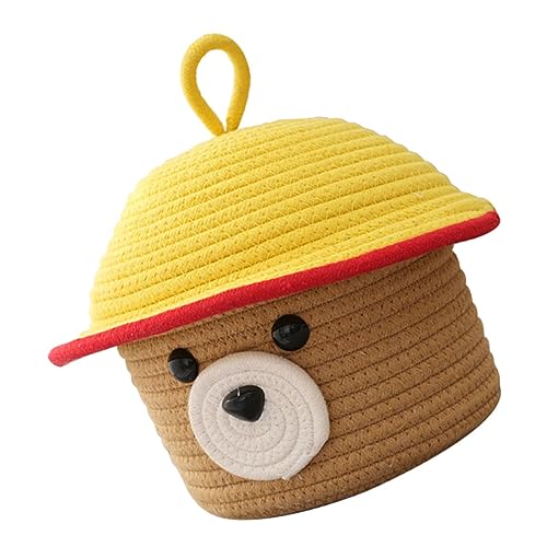 Panier de rangement enfant en coton idéal pour organiser les jouets du bureau