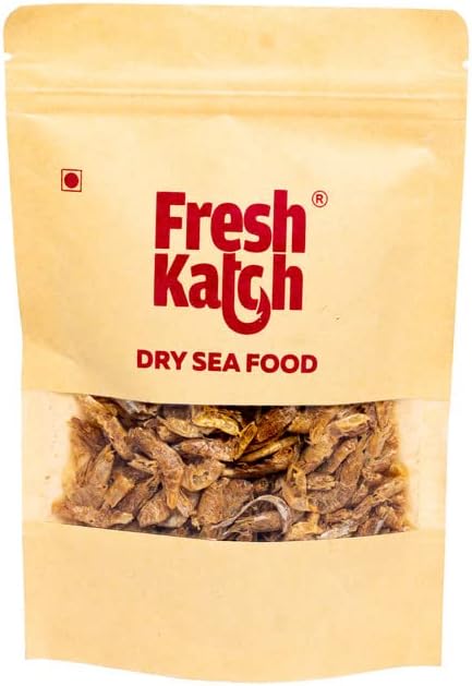 FreshKatch Dried Prawn Dry Sea Food – 250g | Sun-Dried, No Added Salt, No Preservatives | Cleaned & Ready to Cook | Natural & Healthy Sea Food