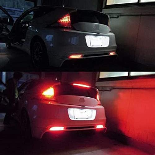 2 Peças Led Refletor De Pára Choques Traseiro Luz De Freio De Cauda Lâmpada De Sinalização Para Hond