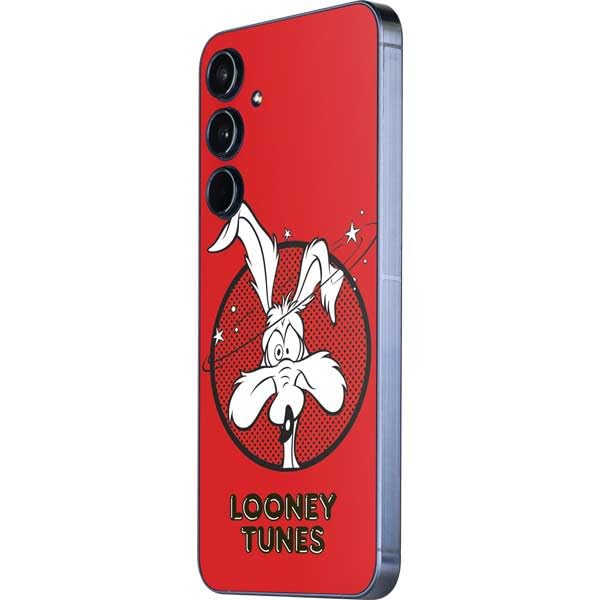 Skinit Decal Phone Skin Compatible with Galaxy A36 5G - Officially Licensed Looney Tunes Wile E Coyote Stars Design