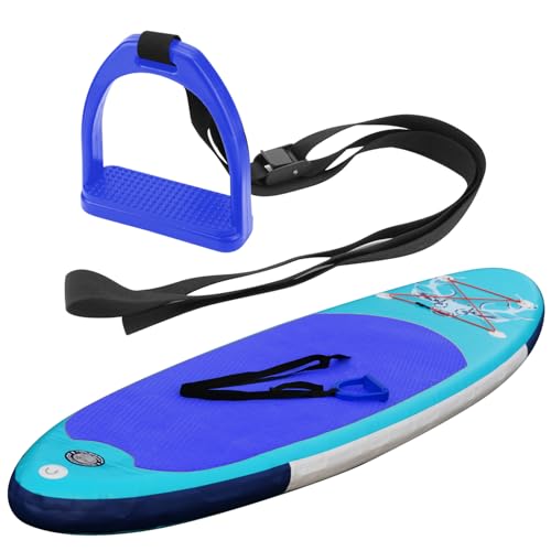 The self-Rescue Stirrup for paddleboarders ，Designed by sultsim Instructors for paddlers, is an Innovative self-Rescue Device to Help You effortlessly get Back on Your Board. (Blue)