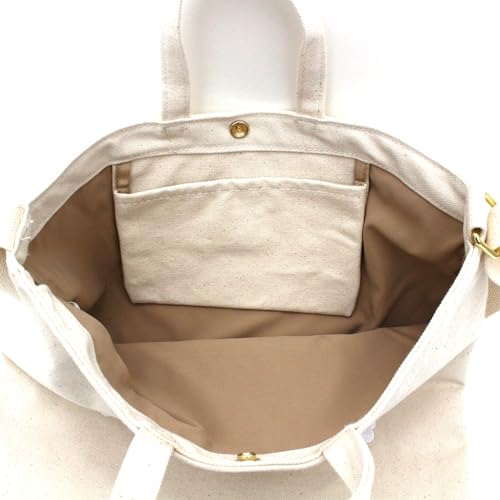 Bolso tote de lona resistente para mujer HAPITAS miniatura 4