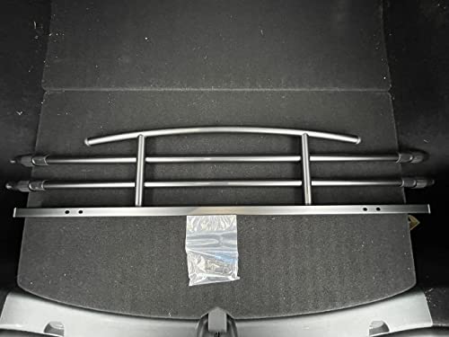 Electric Rebels Hundegitter/Transportgitter – kompatibel mit Tesla Model Y (auch Juniper) – stufenlos verstellbar, komplettes Montage-Set, ruhiger & sicherer Schutz für Hunde und Fahrer
