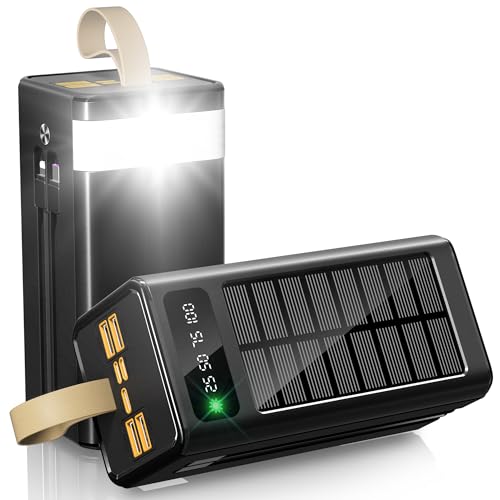 Feidyns 80000mAh Solar Battery Charger, 35W Fast Charging...