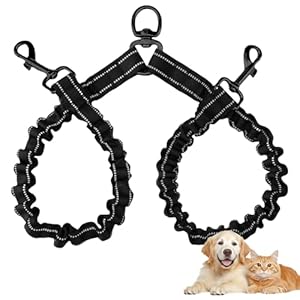 Nchdewui Doppelleine für Zwei Hunde (B)