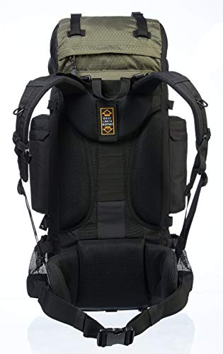 Amazon Basics Wanderrucksack 65 L, Grün