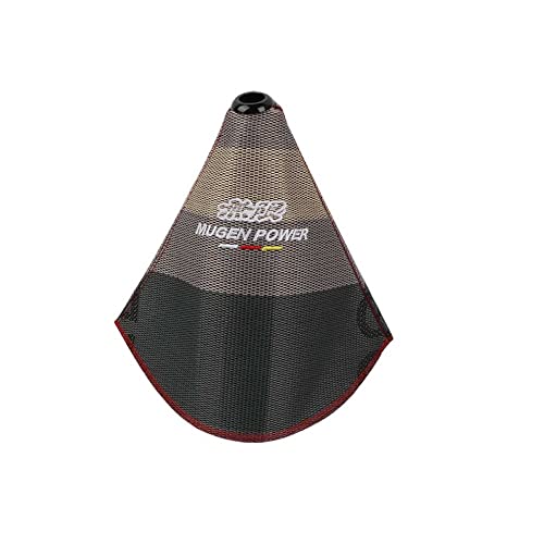JDM MUGEN POWER GRADATION Racing Hyper Fabric shift knob Shifter Boot Cover MT/AT Red Stitches