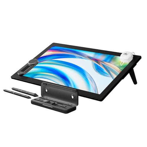 Image of HUION KAMVAS Pro 24 (Gen 3) Touch Drawing Tablet with Screen, 4K UHD Graphic Drawing Display with Dual 16384 Pen Pressure Stylus, PenTech 4.0, 99% Adobe RGB, Wireless Keydial, 23.8 Inch Monitor