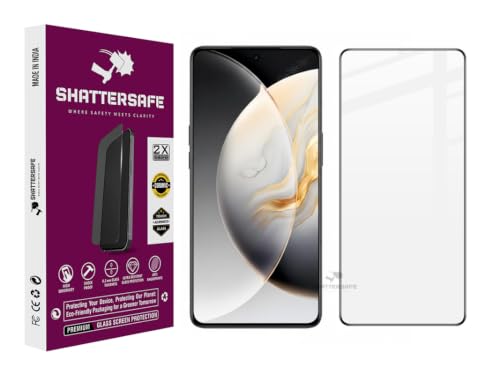 Image of Oleophobic Tempered Glass Screen Protector Compatible For Tecno Camon 30 Premier [Pack of 1]. Edge To Edge Full Screen Protection With Easy Installation Kit & Case Friendly Fit.
