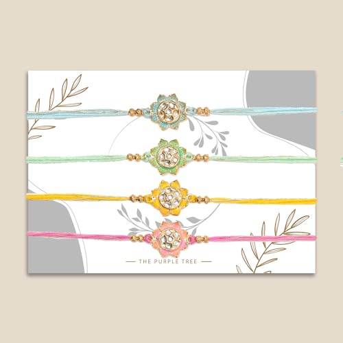 Image of The Purple Tree Rakhis For Brother, Rakhis for bhai, Rakshabandhan Gift, Rakhi Gift, Best Rakhi For Brothers